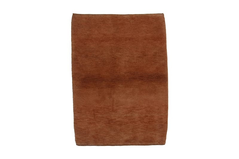 Håndknyttet Gabbeh Shiraz Uld Orange 87x117cm - Håndvævede tæpper - Gummierede tæpper - Orientalske tæpper - Små tæpper - Persisk tæppe - Store tæpper
