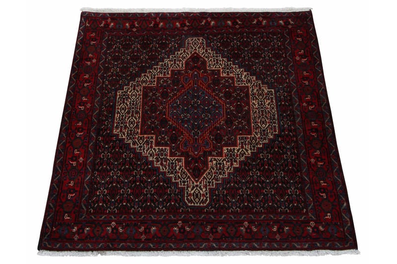 Håndknyttet Persisk tæppe 122x156 cm Kelim - Rød / Beige - Tekstiler - Tæpper - Orientalske tæpper