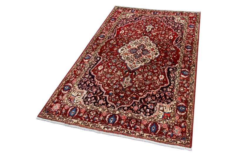 Håndknyttet persisk tæppe 200x335 cm - Rød / blå - Tekstiler - Tæpper - Orientalske tæpper