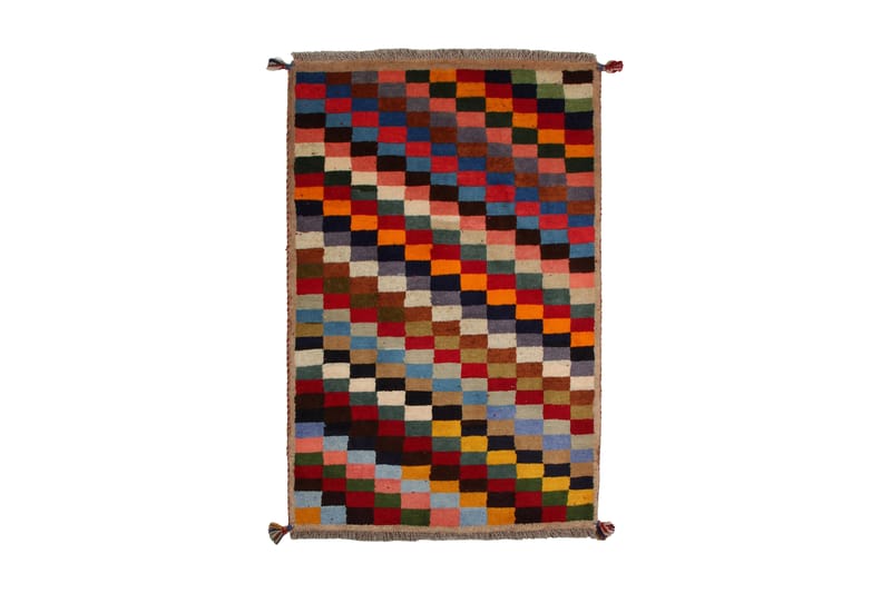 Håndknyttet persisk tæppe 79x129 cm Gabbeh Shiraz - Flerfarvet - Tekstiler - Tæpper - Orientalske tæpper