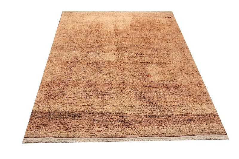 Håndknyttet Persisk Uldtæppe 162x240 cm Gabbeh Shiraz - Beige - Tekstiler - Tæpper - Orientalske tæpper