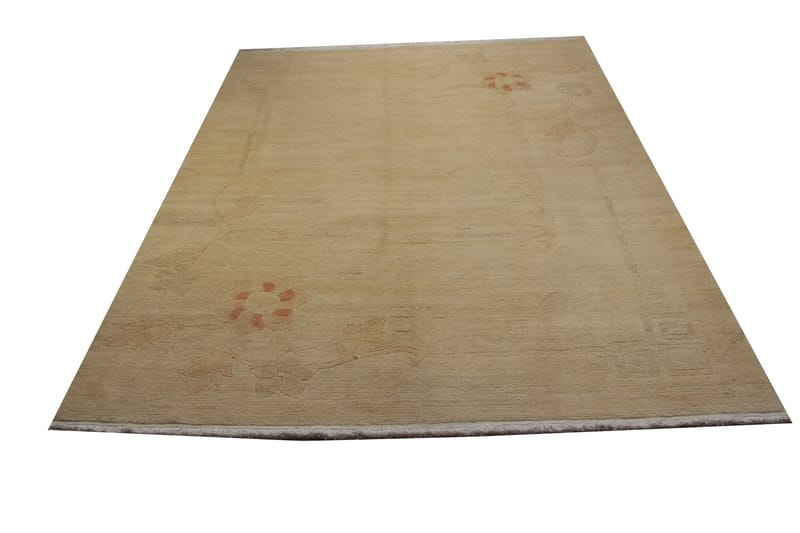 Håndknyttet Persisk Uldtæppe 211x309 cm Gabbeh Shiraz - Beige - Tekstiler - Tæpper - Orientalske tæpper