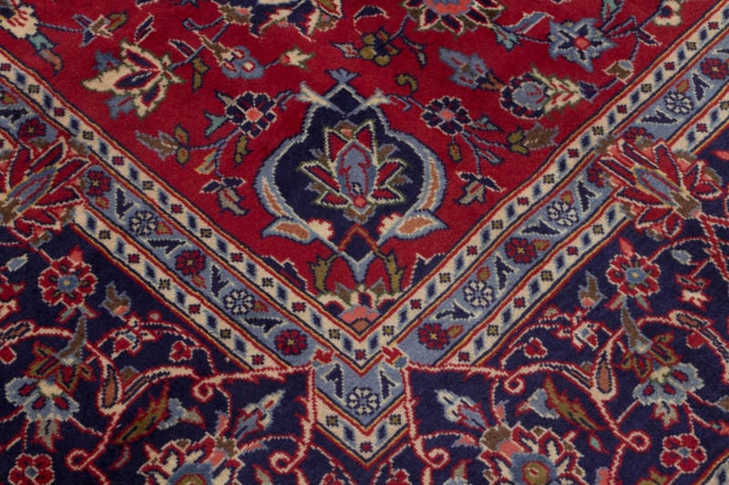 Håndknyttet persisk tæppe 216x314 cm - Rød / mørkeblå - Tekstiler - Tæpper - Orientalske tæpper