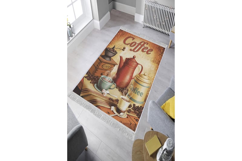 Homefesto Tæppe 100x150 cm - Flerfarvet - Tekstiler - Tæpper - Orientalske tæpper