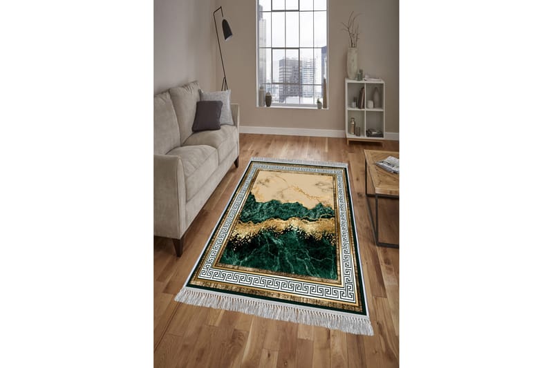 Homefesto Tæppe 100x200 cm - Flerfarvet/Velour - Tekstiler - Tæpper - Orientalske tæpper