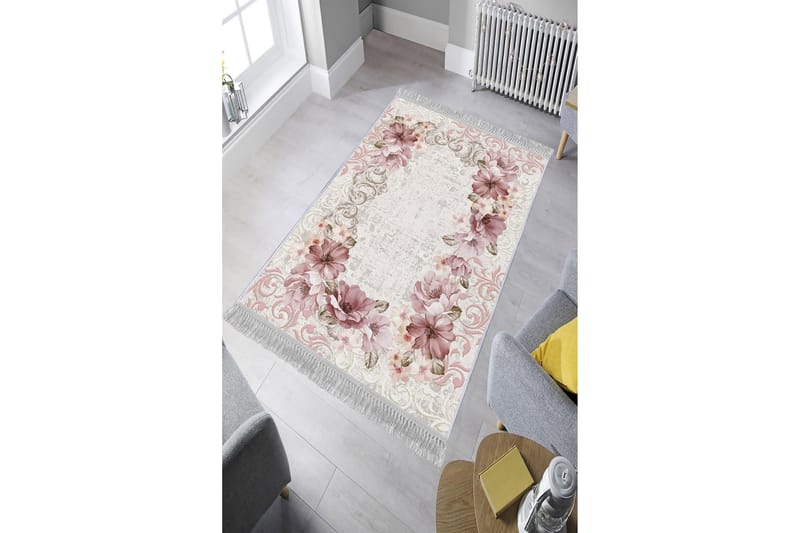 Homefesto Tæppe 100x200 cm - Flerfarvet/Velour - Tekstiler - Tæpper - Orientalske tæpper