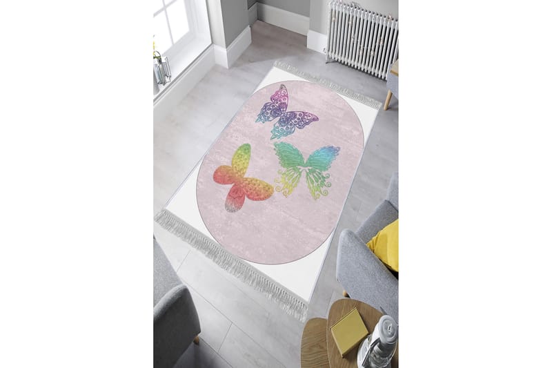 Homefesto Tæppe 100x200 cm - Flerfarvet/Velour - Tekstiler - Tæpper - Orientalske tæpper