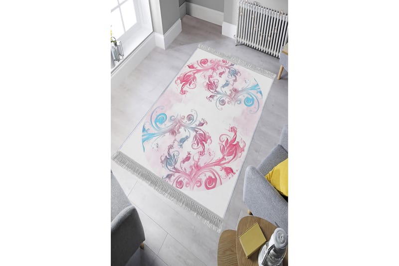 Homefesto Tæppe 100x200 cm - Flerfarvet/Velour - Tekstiler - Tæpper - Orientalske tæpper