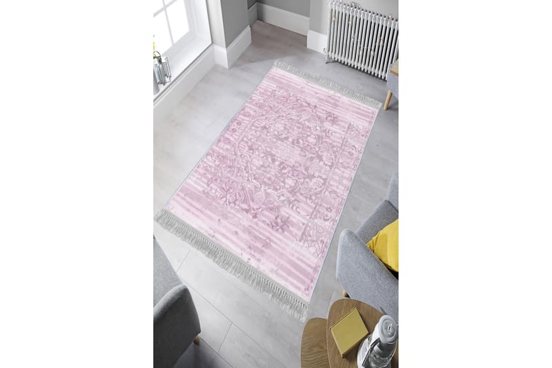 Homefesto Tæppe 100x300 cm - Flerfarvet/Velour - Tekstiler - Tæpper - Orientalske tæpper