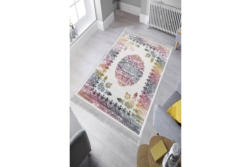 Homefesto Tæppe 120x180 cm - Flerfarvet/Velour - Tekstiler - Tæpper - Orientalske tæpper