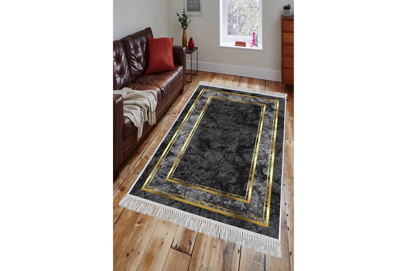 Homefesto Tæppe 120x180 cm - Flerfarvet/Velour - Tekstiler - Tæpper - Orientalske tæpper