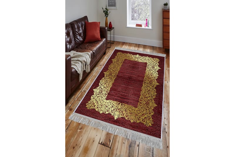 Homefesto Tæppe 120x180 cm - Flerfarvet/Velour - Tekstiler - Tæpper - Orientalske tæpper