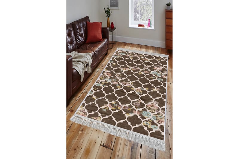 Homefesto Tæppe 120x180 cm - Flerfarvet/Velour - Tekstiler - Tæpper - Orientalske tæpper