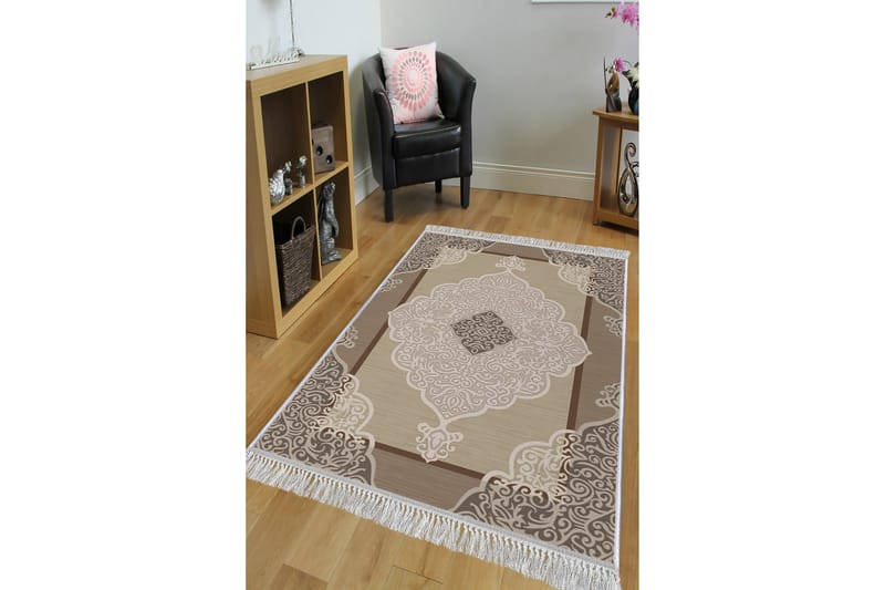 Homefesto Tæppe 120x180 cm - Flerfarvet/Velour - Tekstiler - Tæpper - Orientalske tæpper