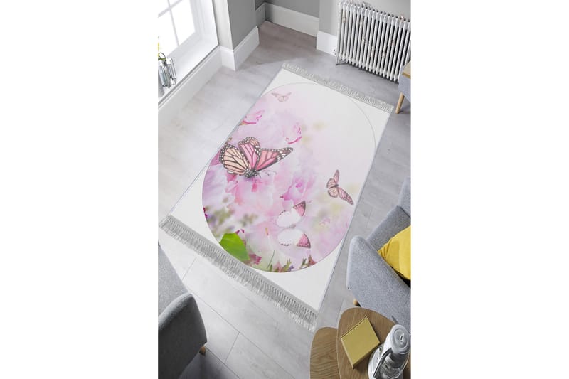 Homefesto Tæppe 120x180 cm - Flerfarvet/Velour - Tekstiler - Tæpper - Orientalske tæpper