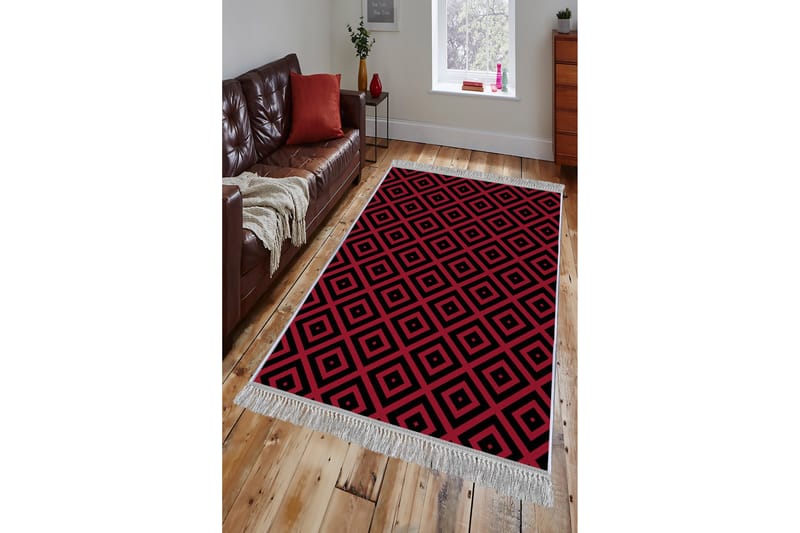 Homefesto Tæppe 120x180 cm - Flerfarvet/Velour - Tekstiler - Tæpper - Orientalske tæpper