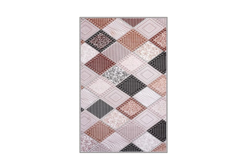 Homefesto Tæppe 140x220 cm - Flerfarvet - Håndvævede tæpper - Gummierede tæpper - Orientalske tæpper - Små tæpper - Persisk tæppe - Store tæpper