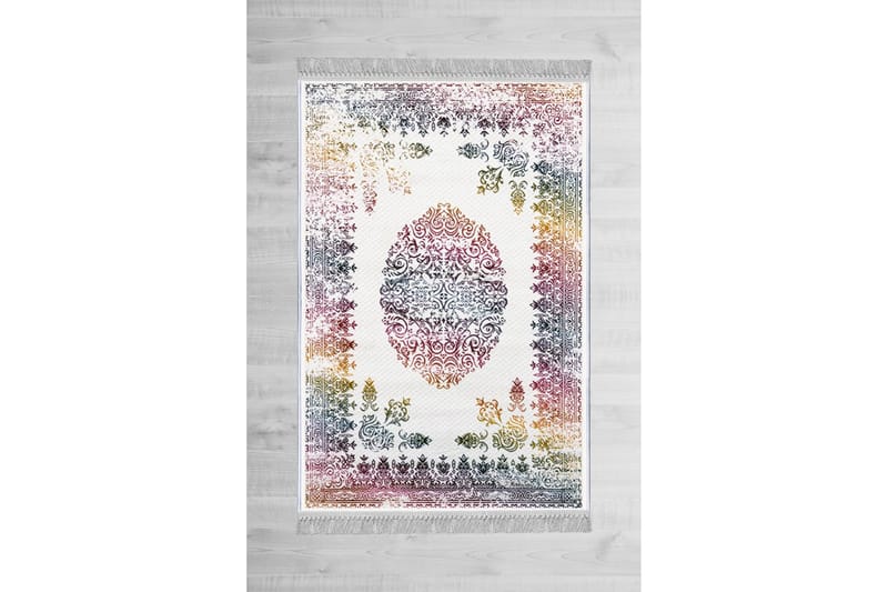 Homefesto Tæppe 140x220 cm - Flerfarvet/Velour - Tekstiler - Tæpper - Orientalske tæpper