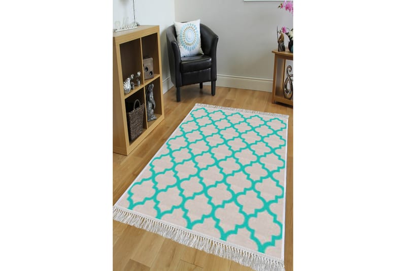 Homefesto Tæppe 140x220 cm - Flerfarvet/Velour - Tekstiler - Tæpper - Orientalske tæpper