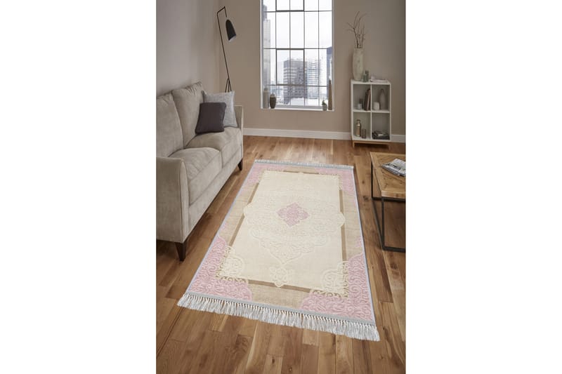 Homefesto Tæppe 140x220 cm - Flerfarvet/Velour - Tekstiler - Tæpper - Orientalske tæpper