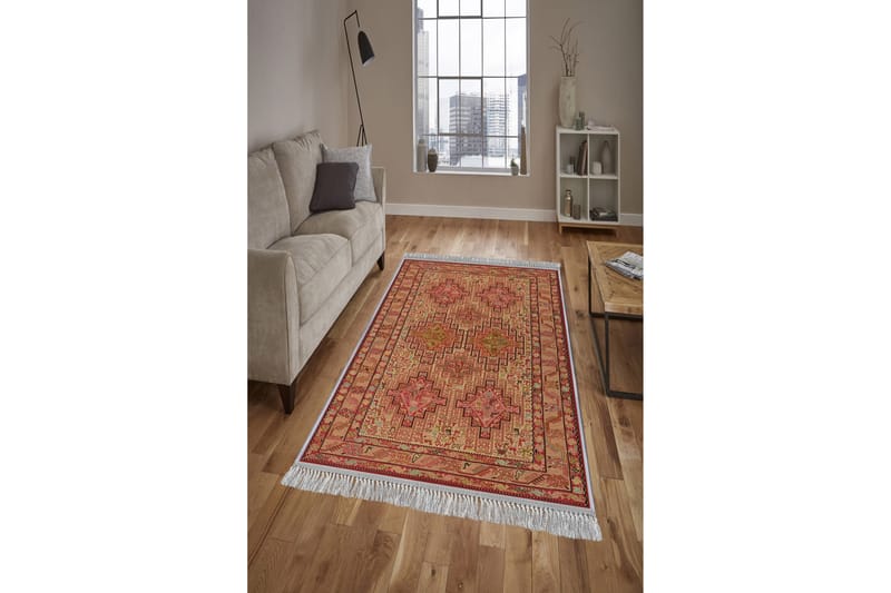 Homefesto Tæppe 140x220 cm - Flerfarvet/Velour - Tekstiler - Tæpper - Orientalske tæpper