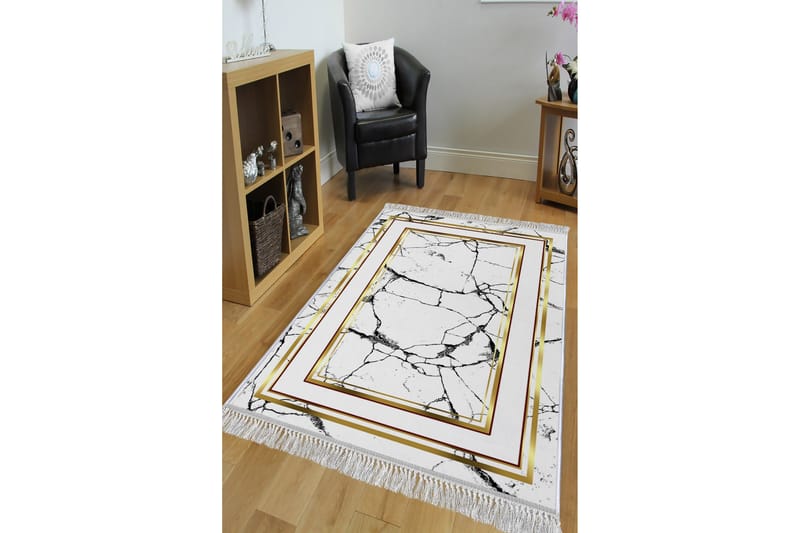 Homefesto Tæppe 140x220 cm - Flerfarvet/Velour - Tekstiler - Tæpper - Orientalske tæpper