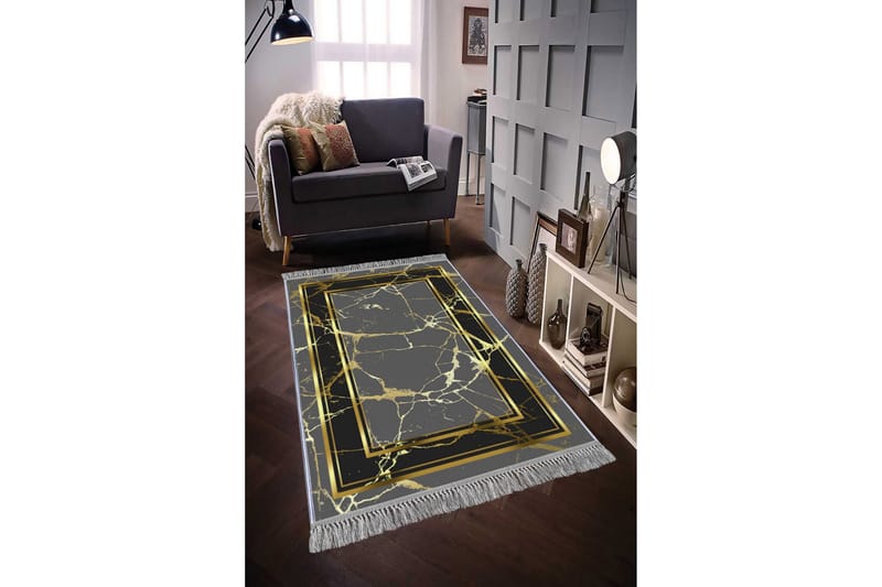 Homefesto Tæppe 140x220 cm - Flerfarvet/Velour - Tekstiler - Tæpper - Orientalske tæpper