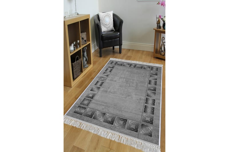 Homefesto Tæppe 140x220 cm - Flerfarvet/Velour - Tekstiler - Tæpper - Orientalske tæpper