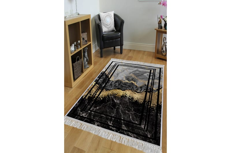 Homefesto Tæppe 140x220 cm - Flerfarvet/Velour - Tekstiler - Tæpper - Orientalske tæpper