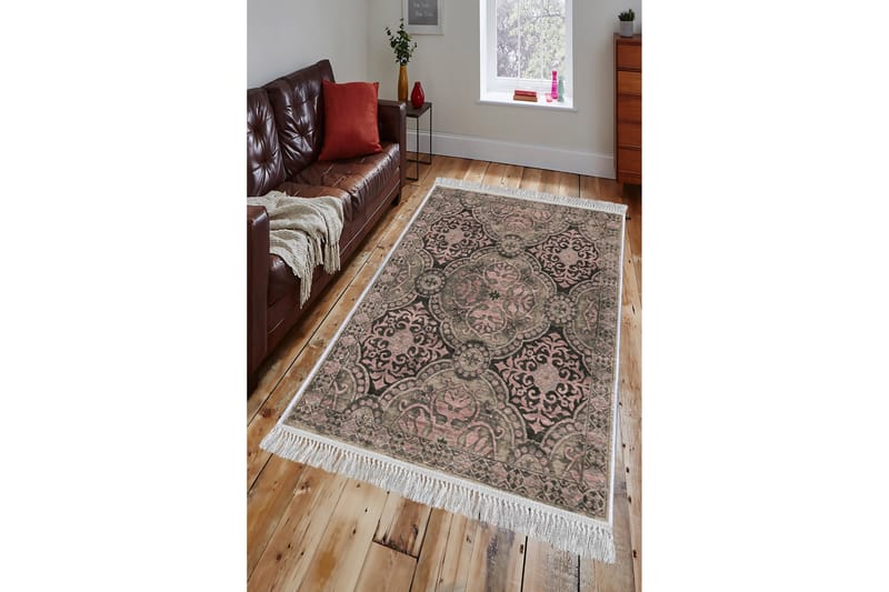 Homefesto Tæppe 140x220 cm - Flerfarvet/Velour - Tekstiler - Tæpper - Orientalske tæpper