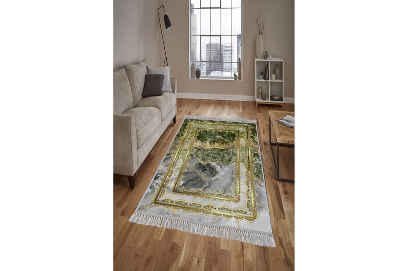 Homefesto Tæppe 140x220 cm - Flerfarvet/Velour - Tekstiler - Tæpper - Orientalske tæpper