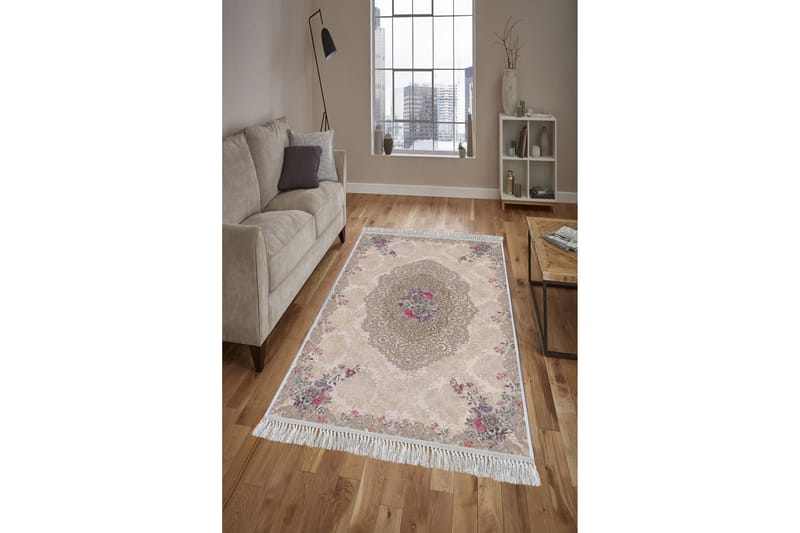 Homefesto Tæppe 140x220 cm - Flerfarvet/Velour - Tekstiler - Tæpper - Orientalske tæpper