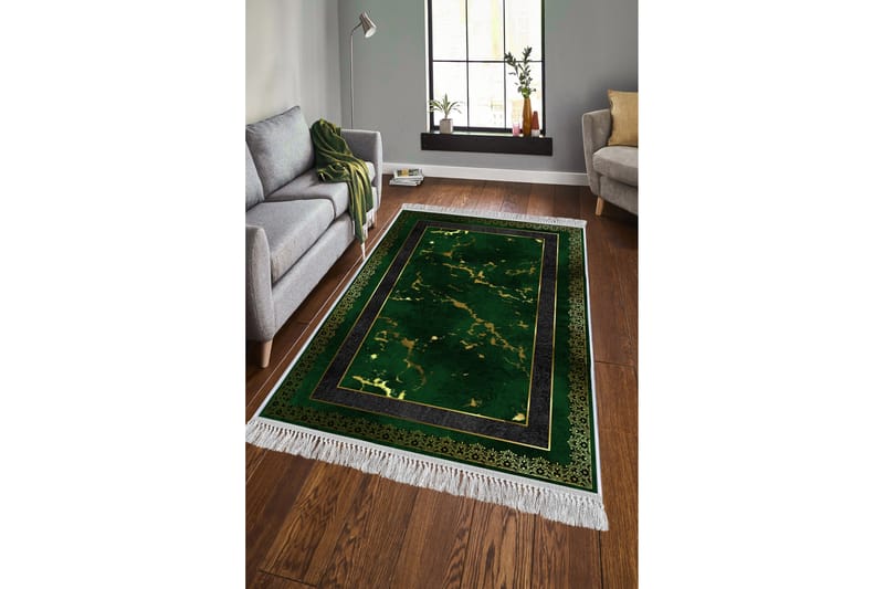 Homefesto Tæppe 140x220 cm - Flerfarvet/Velour - Tekstiler - Tæpper - Orientalske tæpper