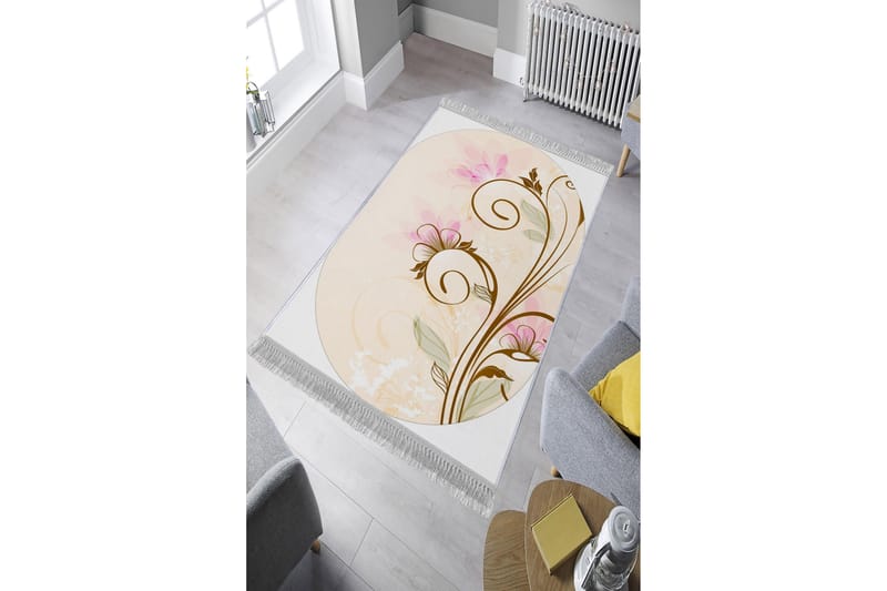 Homefesto Tæppe 140x220 cm - Flerfarvet/Velour - Tekstiler - Tæpper - Orientalske tæpper