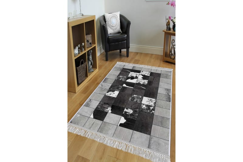 Homefesto Tæppe 140x220 cm - Flerfarvet/Velour - Tekstiler - Tæpper - Orientalske tæpper