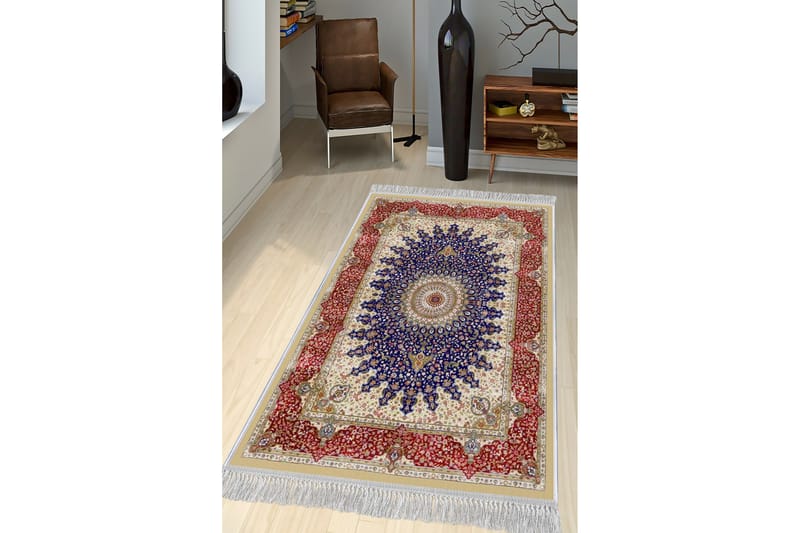 Homefesto Tæppe 140x220 cm - Flerfarvet/Velour - Tekstiler - Tæpper - Orientalske tæpper