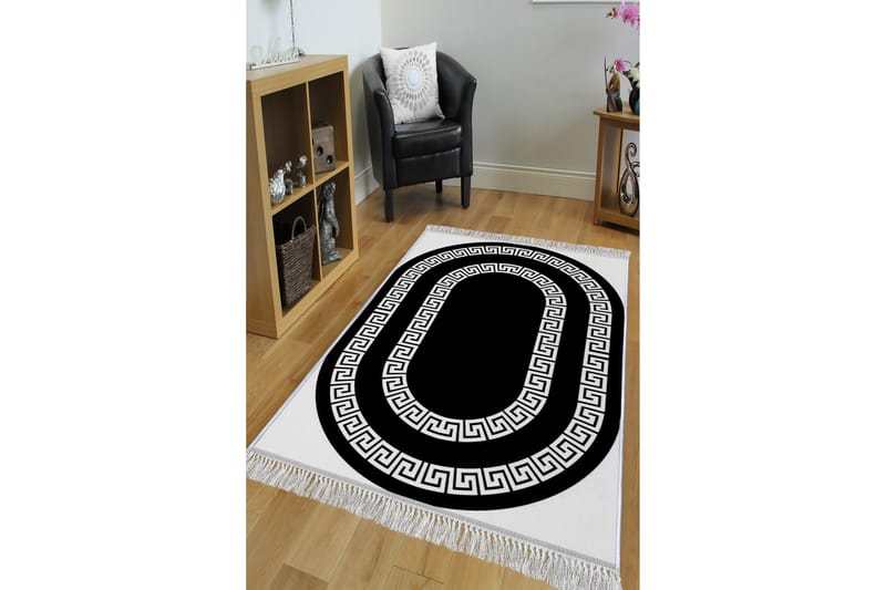 Homefesto Tæppe 140x220 cm - Flerfarvet/Velour - Tekstiler - Tæpper - Orientalske tæpper