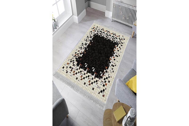 Homefesto Tæppe 140x220 cm - Flerfarvet/Velour - Tekstiler - Tæpper - Orientalske tæpper