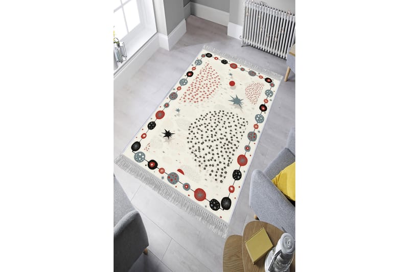 Homefesto Tæppe 140x220 cm - Flerfarvet/Velour - Tekstiler - Tæpper - Orientalske tæpper