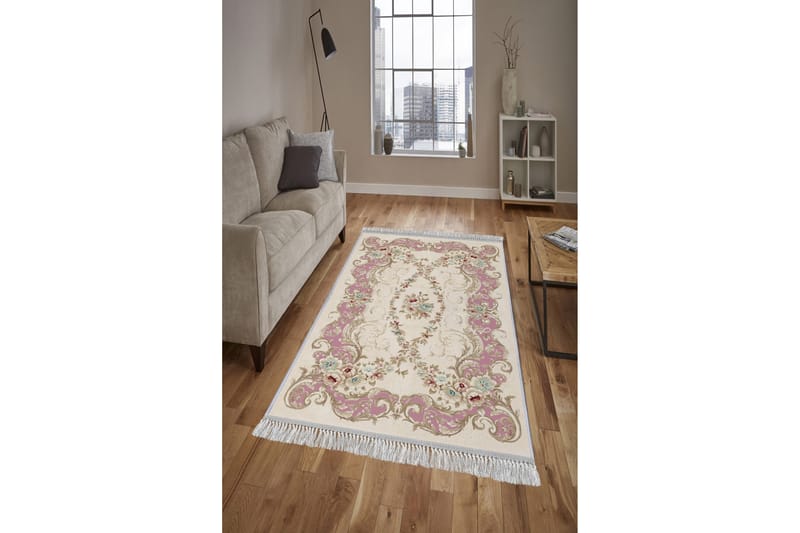 Homefesto Tæppe 140x220 cm - Flerfarvet/Velour - Tekstiler - Tæpper - Orientalske tæpper