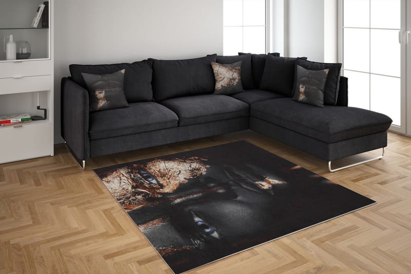 Homefesto Tæppe 160x230 cm - Flerfarvet - Tekstiler - Tæpper - Orientalske tæpper