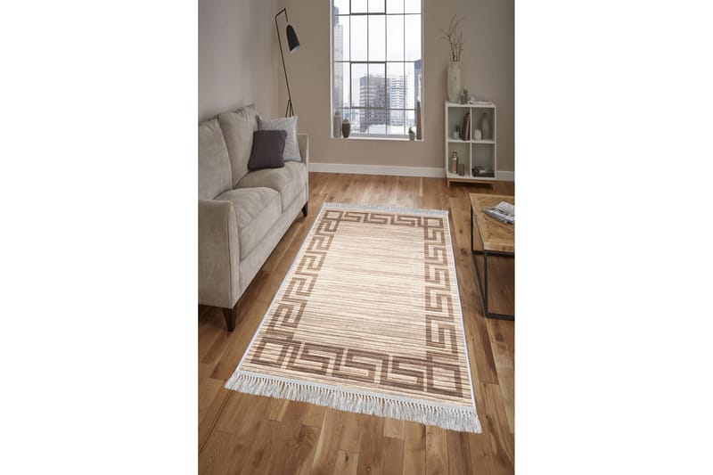 Homefesto Tæppe 160x230 cm - Flerfarvet/Velour - Tekstiler - Tæpper - Orientalske tæpper