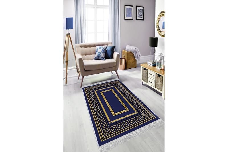 Homefesto Tæppe 160x230 cm - Flerfarvet/Velour - Tekstiler - Tæpper - Orientalske tæpper