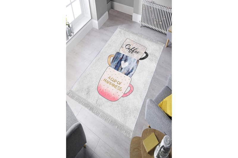 Homefesto Tæppe 160x230 cm - Flerfarvet/Velour - Tekstiler - Tæpper - Orientalske tæpper