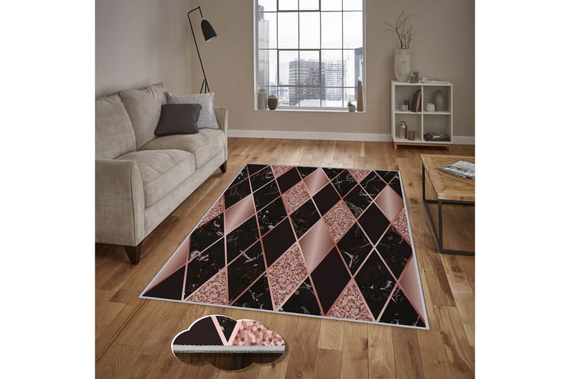 Homefesto Tæppe 160x230 cm - Multifarvet - Tekstiler - Tæpper - Orientalske tæpper