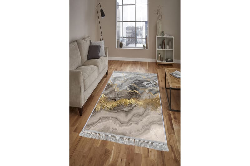 Homefesto Tæppe 80x120 cm - Flerfarvet/Velour - Håndvævede tæpper - Gummierede tæpper - Orientalske tæpper - Små tæpper - Persisk tæppe - Store tæpper