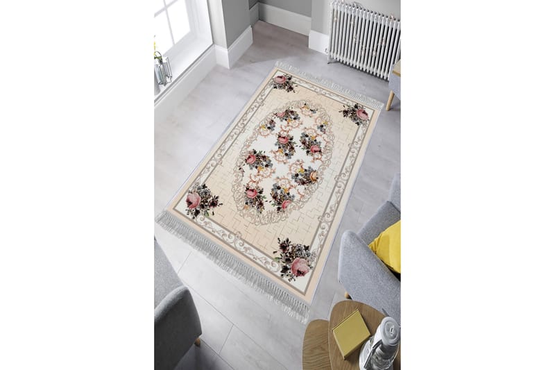 Homefesto Tæppe 80x120 cm - Flerfarvet/Velour - Tekstiler - Tæpper - Orientalske tæpper