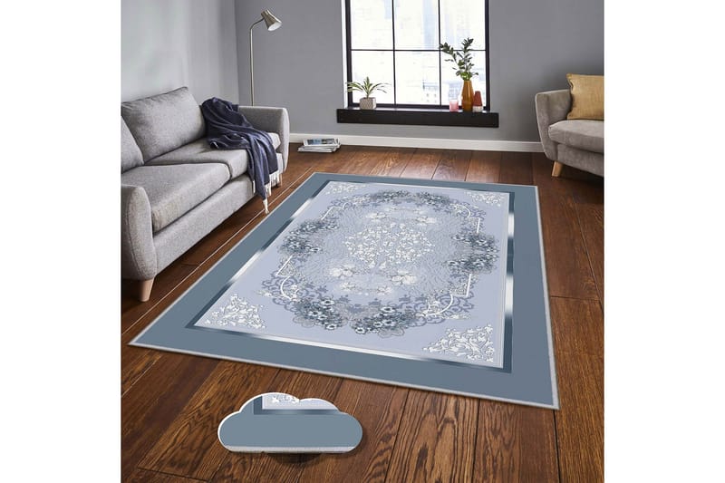 Homefesto Tæppe 80x300 cm - Flerfarvet - Håndvævede tæpper - Gummierede tæpper - Orientalske tæpper - Små tæpper - Persisk tæppe - Store tæpper