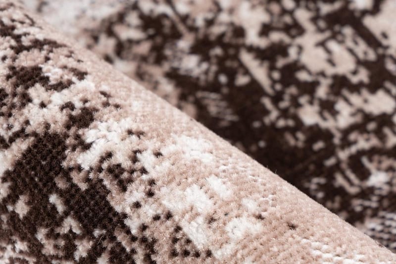 Cosford tæppe Hki Taupe / Brun 80x150 cm - Tæpper - Gummierede tæpper - Små tæpper - Mønstrede tæpper - Store tæpper - Håndvævede tæpper