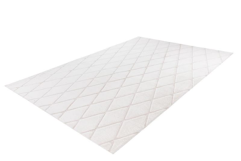 Deramsle Tæppe Ko Hvid/ Créme 160x230 cm - Tæpper - Gummierede tæpper - Små tæpper - Mønstrede tæpper - Store tæpper - Håndvævede tæpper